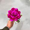Simulación de rosa de franela individual, rosa Manta, decoración del hogar para sala de estar, rosa de comercio exterior, flor falsa al por mayor