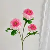 Flores Artificiais de Peônia para Sala de Estar de Casa Mesa de Jantar Arranjo Floral Salão de Casamento Decoração de Flores