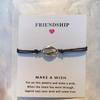 PULSERA DE TARJETA PIDE UN DESEO Amazon Más Vendido Personalidad Europea y Americana Creativa Concha Pulsera de Tarjeta