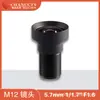 Lente Grande Angular de Baixa Distorção Chuang'An Optoelectronics 5MP 1/1.7 5.7mm M13 Lente de Varredura para Reconhecimento Facial