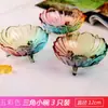 Prato de Frutas Pequeno Colorido Prato de Frutas Prato de Sushi Personalizado Restaurante Doméstico Sala de Estar Prato para Dim Sum Bolo Prato para Frutas Secas