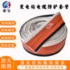 Funda Aislante de Tipo Abierto Snap-On Carcasa de Fibra de Vidrio Retardante de Llama y Resistente al Calor Funda de Protección para Cable de Alta Temperatura Resistente al Fuego