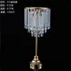 Adereços de Casamento Suporte de Flor de Gelo de Cristal Decoração da Mesa Principal Suporte de Flores para Mesa do Salão de Casamento Vaso Europeu Ornamentos de Ferro