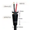 Adaptador de Cabo de Alimentação Dc5.5 Ul24641185 Plug Dc5525 Cabo de Carregamento com Cauda de Fio Certificado Ul