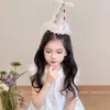 Noiva Doce Nova Renda Feliz Aniversário Malha Estilo Ins Laço Presilha Adorno de Cabeça Mechas Grampo de Cabelo Acessórios de Cabelo
