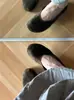 Versión de piel de oveja ~ Nuevos mocasines estilo ballet vintage de gamuza con punta redonda, zapatos Mary Jane cómodos de suela plana versátiles
