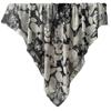 Nuevo 2024 130 Cuadrado Grande Bufanda Chal Exterior de Algodón y Lino con Estampado de Hojas para Mujer Protección de Cuello Baotou