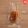 Saco de Embalagem para Pão Bolo Sobremesa Lanche Saco com Fechamento Ziplock Biscoitos Assados Transparente Alimentício Saco Autoadesivo 3,8 Yuan 100 Peças