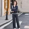 Conjunto de Moda Primavera y Otoño 2026 para Madres, Elegante y Adelgazante, Conjunto Deportivo Casual de Dos Piezas para Mujeres de Mediana Edad y Mayores