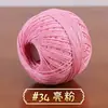 No. 6 Hilos de Encaje de Algodón y Lino, Hilo Tejido a Mano, Algodón Puro Medio Fino, Paquete de Materiales DIY para Crochet, Hilo de Crochet para Suéteres de Niños