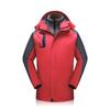 Chaqueta de trabajo tres en uno, desmontable, de forro polar grueso, cálida, para grupos de montañismo y personalización.