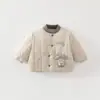Roupas de Algodão para Crianças Roupas de Algodão para Crianças Estilo Outono e Inverno Jaqueta de Algodão para Meninos Estilo Coreano Roupa Exterior para Crianças Pequenas Espessada Dropshipping