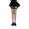 Calcetines de Rejilla Lolita Estilo Japonés Sexy Lindos Calcetines de Rejilla Lolita Encaje Jk Medias Hasta la Rodilla 106
