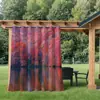 Fabricantes de Cortinas e Telas para Janelas Fornecem Produtos para Plataformas Transfronteiriças, Série para Clima Chuvoso ao Ar Livre, Série Impermeável com Paisagens ao Ar Livre 3D de Alta Definição