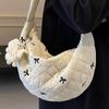 Bolso Cruzado Nuevo de Verano 2026 para Mujer, Bolso de Bollo Plegado 2026 de Gran Capacidad, Bolso Grande de Hombro Único, Bolso de Mano