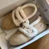 Pantuflas de Invierno 2026 para Mujer, Estilo Birkenstock, Forradas de Felpa, Suela Gruesa, Novedad, Botas de Nieve Peludas de Cobertura Completa