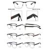 Cejas de pie de aluminio y magnesio de metal superior atmosféricas marco de gafas para hombres de negocios 9892 9893 9906 9907 9908