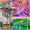 Suministro Especial Transfronterizo de Bungee Musical Luminoso Trampolín Eléctrico Cuadrado Infantil Trampolín Comercial Guitarra Palmera de Coco