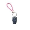 Amazon League of Legends Series Chaveiro de Corda Trançada Criativa temu Chaveiro Pequeno Presente de Couro de Desenho Animado