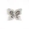 Nuevos Accesorios de Aleación Transfronterizos Vidrio de Colores Moda Mariposa Simple Placa de Diamante Mocha Accesorios de Joyería de Mariposa Accesorios para el Cabello