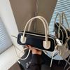 Bolsas de Designer Tendência de Nicho para Mulheres 2025 Nova Moda Versátil Bolsa Transversal Bolsa Tote Color-Blocking de Alto Padrão Bolsa Baguette