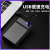 Estuche para cigarrillos recargable WG6Q integrado a prueba de viento gran capacidad para 20 cajetillas tapa abatible anti-presión humedad personalizado
