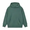 [Artículos de Calidad Seleccionada] Otoño/Invierno 2026 Sudadera Casual Gruesa con Capucha Suave Holgada de Color Sólido Forrada de Polar para Hombre