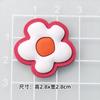 Adornos Decorativos para Pastel de Oso Fresa DIY Sombrero de Cumpleaños Oso Plug-in pvc Goma Suave Funda para Teléfono Móvil Agujero Zapatos Accesorios de Flores
