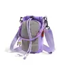 Bolsa moderna y ligera para botella de agua para hombres y mujeres, bolsa con cordón, bolsa de senderismo, bolso cruzado, bolsa para teléfono móvil de bloqueo de color para estudiantes