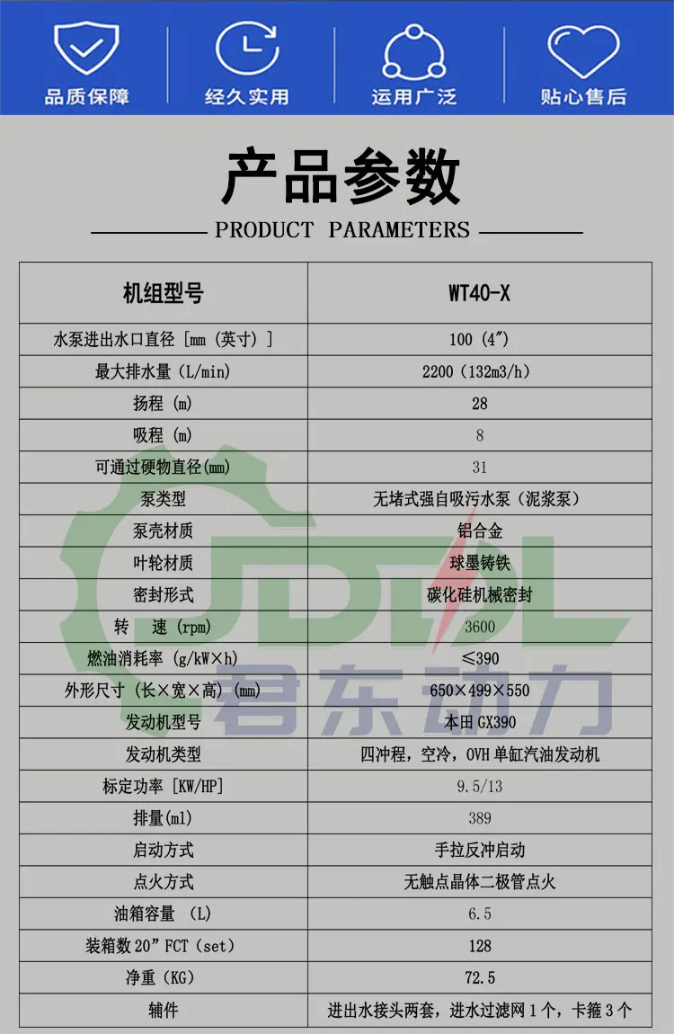 4寸产品参数