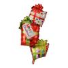 Globos de Navidad Árbol de Navidad Muñeco de Nieve Navideño Mini Árbol de Navidad Globos para Diseño de Fiesta Navideña