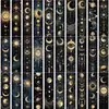 30 Serie de Signos Celestiales Misteriosos Manual Sencillo Material Literario y Creativo Marcadores de Lectura de Papel Se Pueden Hacer Manualidades