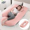 Almohada de Embarazo Amazon Protector de Cintura Almohada Inclinada para Dormir de Lado Almohada para Dormir de Embarazo en Forma de J Removible y Lavable Almohada de Embarazo Transfronteriza