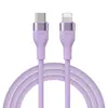 Cable de datos de silicona USB tipo C transfronterizo, carga rápida, compatible con carga rápida Apple, cable de carga rápida para teléfono móvil engrosado