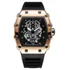 Reloj de Cuarzo para Hombre con Esfera Grande de Marca Suiza, Reloj Deportivo Resistente al Agua, Reloj de Barril Moderno y Energético para Hombre