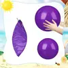 Pelota de Playa Inflable de PVC Morada Interactiva para Padres e Hijos Color Sólido Juguete de Playa Pelota de Playa y Piscina