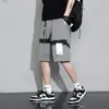 Pantalones Cortos de Cinco Puntos Rectos Holgados de Secado Rápido Estilo Coreano de Verano con Gradiente de Moda para Hombre Nuevos Delgados Casuales Venta al por Mayor