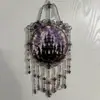 Decoración de Ventana de Cristal para Halloween Carrillón de Viento Acrílico F