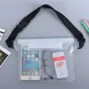 Bolsa de cintura impermeável estilo cartoon para natação e rafting, capa de celular selada para atividades ao ar livre, bolsa grande transparente à prova d'água para celular com tela sensível ao toque