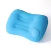 Almohada inflable tipo presión en forma de U, almohada de cuello inflable de presión, almohada de viaje, esencial portátil para viajar, almohada en forma de U, herramienta esencial para exteriores