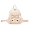 Mochila de Doble Hombro con Lazo Estilo Coreano Mini Pequeña Versátil Linda Mochila para Chicas de Viaje Chicas Lindas Versátiles Mochila