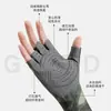Manga de seda de hielo para protección solar para hombre, al aire libre, pesca, ciclismo, parasol, manga de protección UV, dedos transpirables, guantes de protección solar