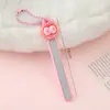 Linda Lima de Uñas de Dibujos Animados Shin-Chan de PP, Lima Pulidora y Abrillantadora para Niñas, Lima para Arte de Uñas, Tira de Lijado para Manicura con Cadena de Cuentas