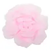 Producción de Flores de Rosa Tridimensionales de Tela de Organza Hechas a Mano para Accesorios de Cabello DIY, Decoraciones de Zapatos y Sombreros, Boutonnières y Accesorios de Joyería