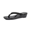 Chanclas Cuadradas para Mujer, Sandalias Abiertas de Cuña para Playa Verano 2026