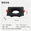 Carcasa de plafón empotrable transfronteriza para hoteles y supermercados, carcasa de downlight GU10, fabricante de soporte para portalámparas M16