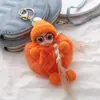 Llavero de Muñeca Peluche Nuevo Lindo de Ojos Grandes Bufanda Muñeca Elfo Colgante para Bolso Regalo para Estudiantes Adorno para Mujeres