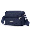 Bolso de Mujer Bolso para Teléfono Móvil de Madre de Mediana Edad Impermeable Bordado Tela Oxford Bolso de Hombro Bolso Cruzado de Mediana Edad Bolso de Tela Casual para Suegra