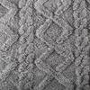 Fabricantes de Keqiao jacquard de algodão e lã liso dupla face losango xadrez jacquard geométrico pijamas roupas de casa tecido para cobertores