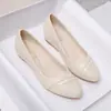 Zapatos de mujer de piel suave para estar de pie mucho tiempo sin cansar los pies, zapatos de trabajo, nuevo modelo otoño 2026, suela suave, cómodos, boca poco profunda, mocasines versátiles